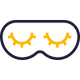 Slumber Cloud icon of a sleep mask.