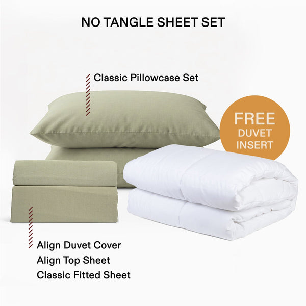 Align Linen Viscose 5 Piece Sheet Set