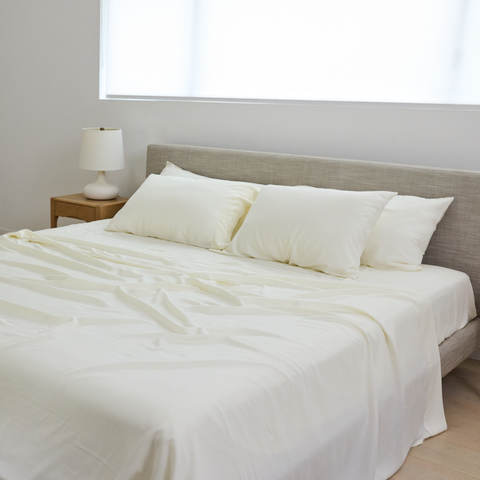 Performance Linen Blend Sheet Set - Final Sale
