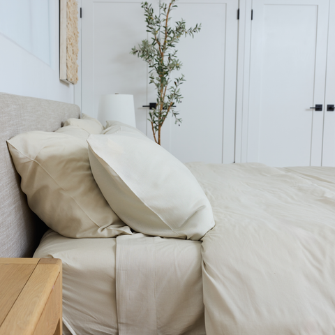 Performance Linen Blend Sheet Set - Final Sale