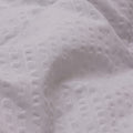 Detailed view of the Slumber Cloud Textured Blanket in pewter made with Outlast Temperature Regulation Technology